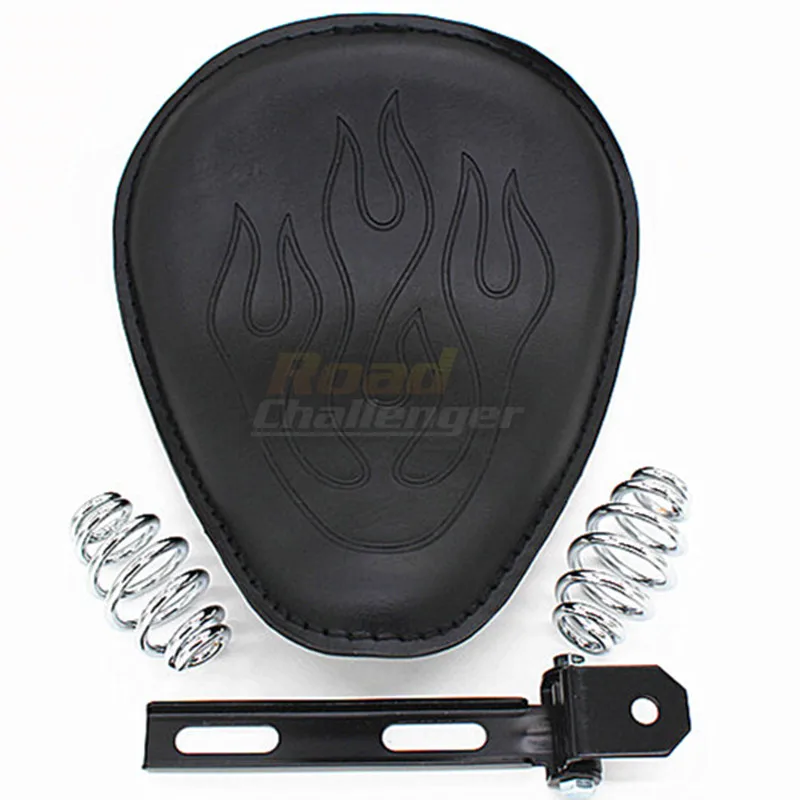 Мотоциклетное кожаное соло 3 дюйма с пружинным кронштейном для Sportster Chopper Bobber на