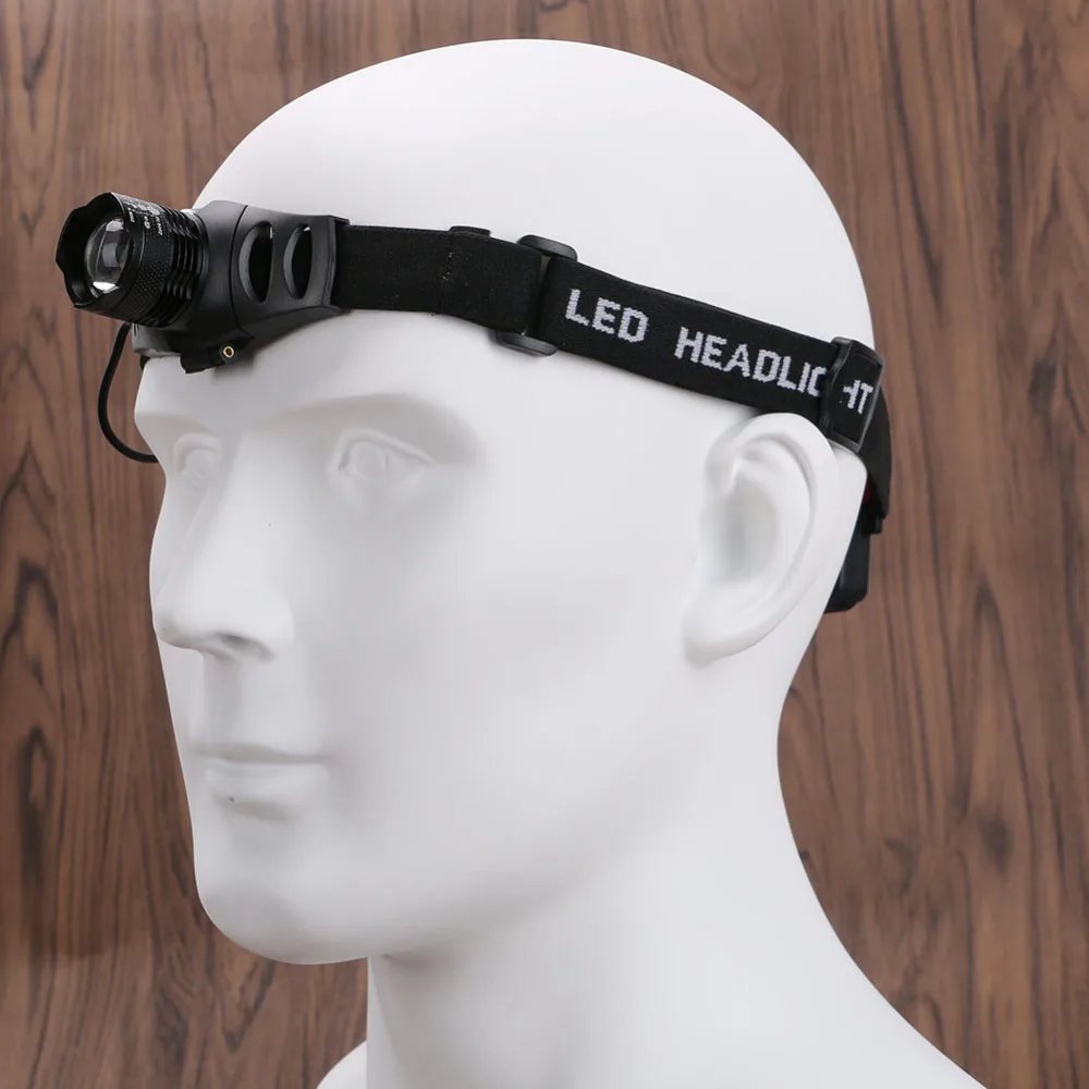 Светодиодный мини фонарь Sanyi с 4 режимами работы 1200 люмен|zoom headlamp|zoomable headlighthead led lamp