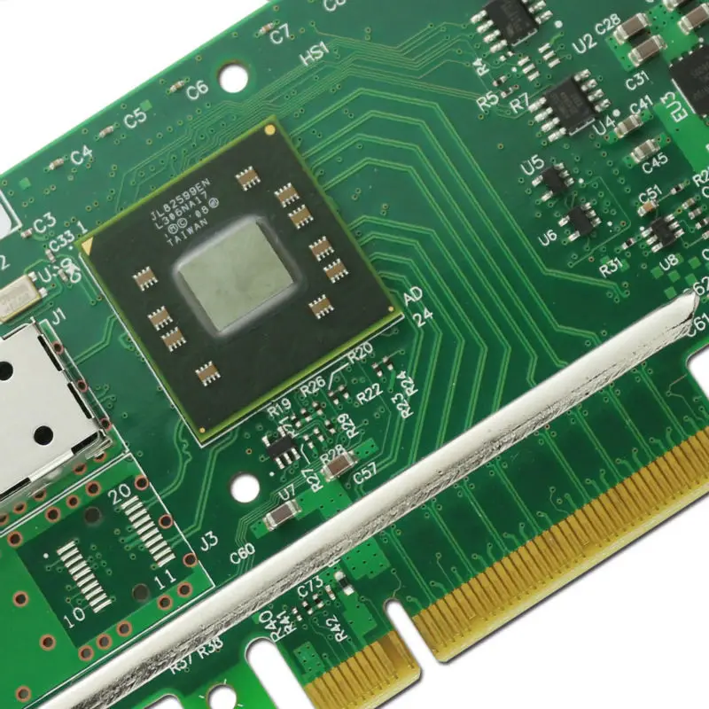 Winyao WY599F1 10 Гбит/с SFP + LC Fibre PCIe 8x Ethernet серверный адаптер с E10G41BTDA X520 DA1 82599 10000 м Nic|pcie