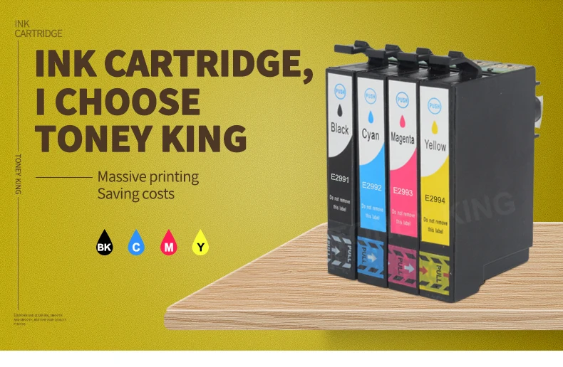 2 комплекта чернильный картридж T2991 29 29XL для Epson T29 XP 235 245 332 335 432 435 247 442 345 255 257 352 355 452 455 полноцветная печать принтера