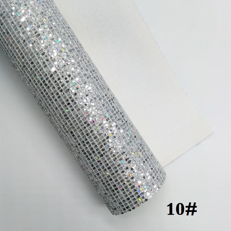 10 Glitterwishcome 21X29 см A4 размер винил для бантов сетка блестящая кожа Fabirc искусственная кожа листы для бантов, GM343A - Цвет: 10