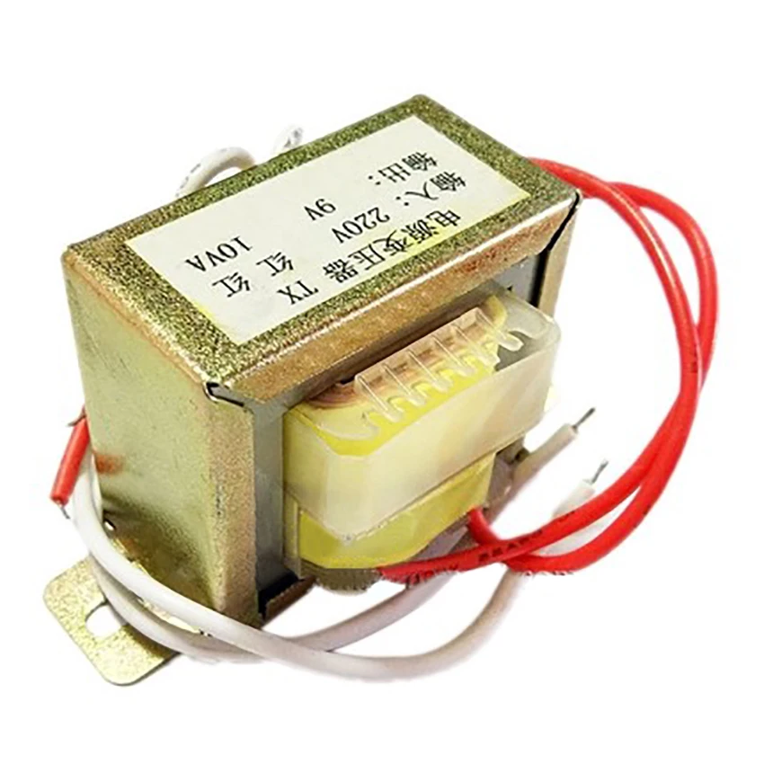 Трансформаторы EI48 10 Вт 220-9 В вход 220 50 Гц выход одиночный трансформатор питания 9 в