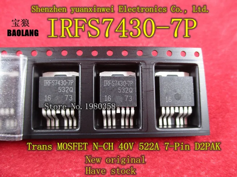 10 шт./лот AUIRFS7430-7P IRFS7430-7P FS7430-7P TO263-7 MOSFET Brushed motor drive