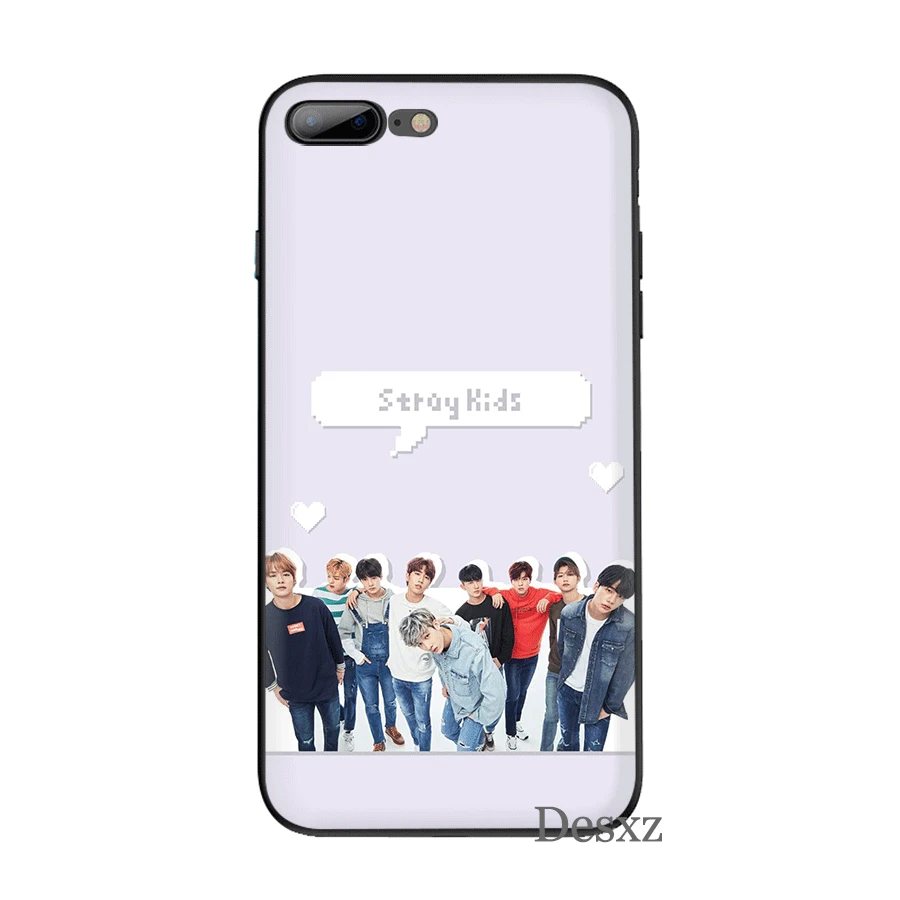 Silicone Tpu Phone Case Stray Kids KPop for iPhone 11 Pro X XS Max XR 6 6s 7 8 Plus 5 5s SE Protection Cover | Мобильные телефоны и