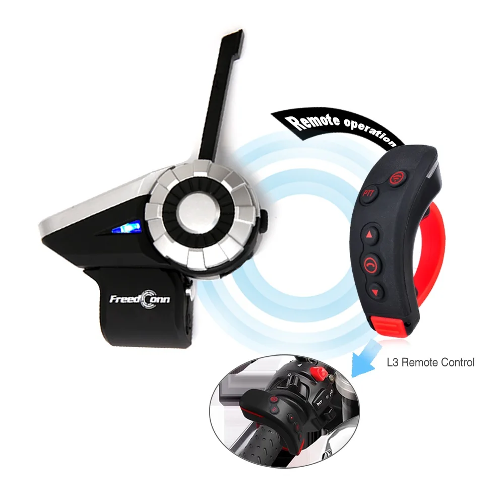 2017 новые 1500 м 8-способ мотоциклетные шлемы Bluetooth гарнитура T-Rex + BT L3 PTT Handbar пульт