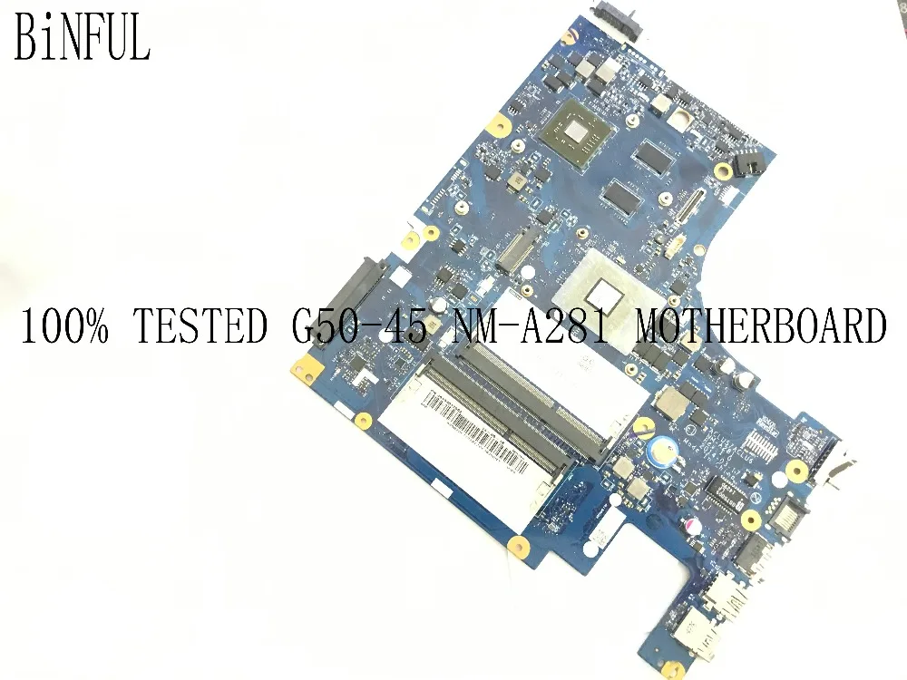 Материнская плата BiNFUL NEW 100% протестирована ACLU5/ACLU6 материнская для LENOVO NM A281