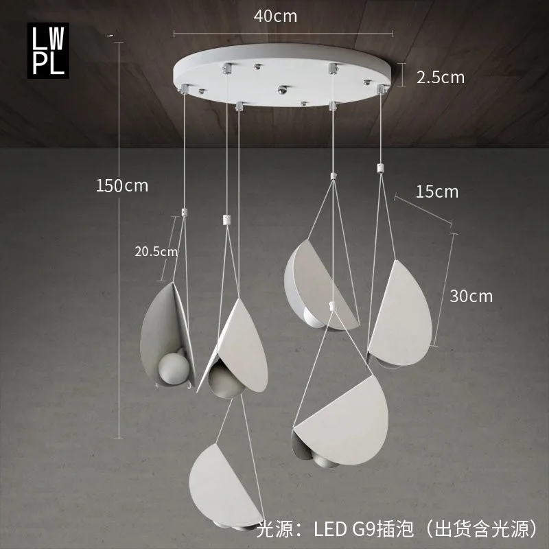 Designer's Decor Chandelier Lighting for Dining Room Living Lights Hanging Art Slip Led Lustre Luminaire Suspendu Pendentes | Лампы и