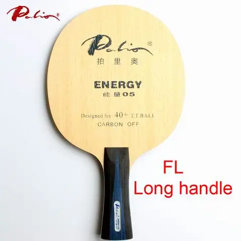Palio official energy 05 лезвие для настольного тенниса специально для 40+ материал ракетка для настольного тенниса игра Быстрая атака петля углеродное лезвие - Цвет: FL long handle