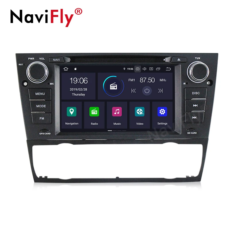 Android 9 0 IPS DSP автомобильный dvd плеер мультимедиа для BMW 3 серии E90 E91 E92 E93 с радио аудио