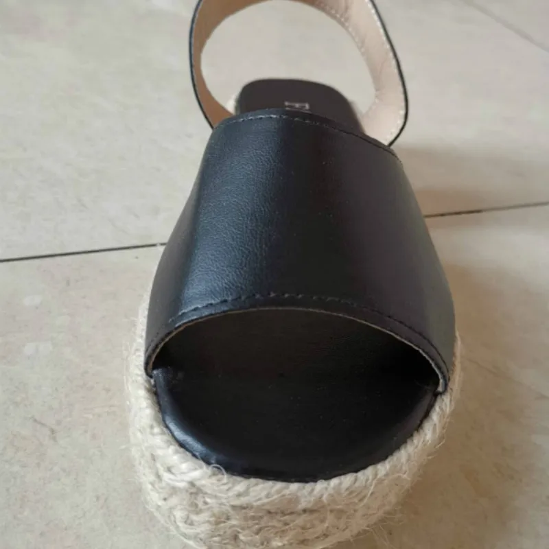 Fujin/женские сандалии Прямая поставка Обувь на плоской подошве с толстой подошвой