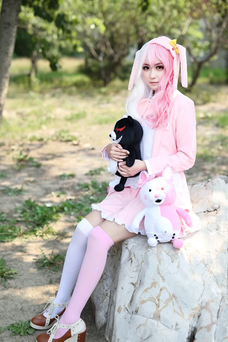 Аниме Danganronpa Monomi Косплей форма костюм косплей Хэллоуин вечерние костюмы полный комплект