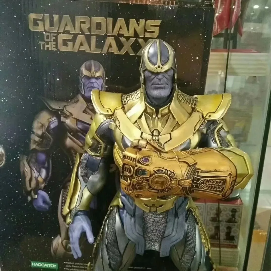 Горячие игрушки совместимые с Marvel Thanos in Avengers 36 см подвижные фигурки для