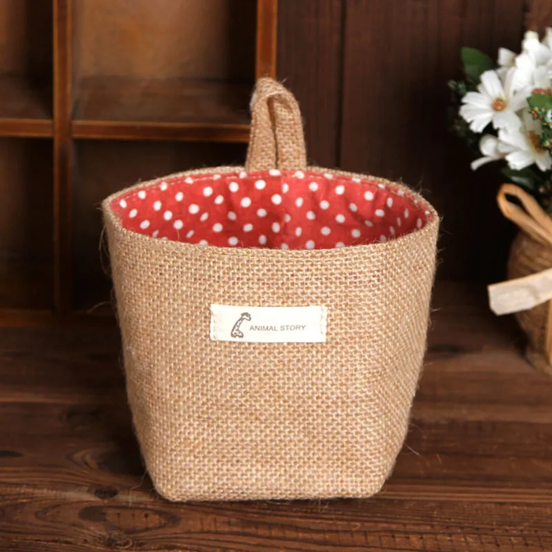 1 шт. корзина для мелочей с хлопковой подкладкой | Дом и сад