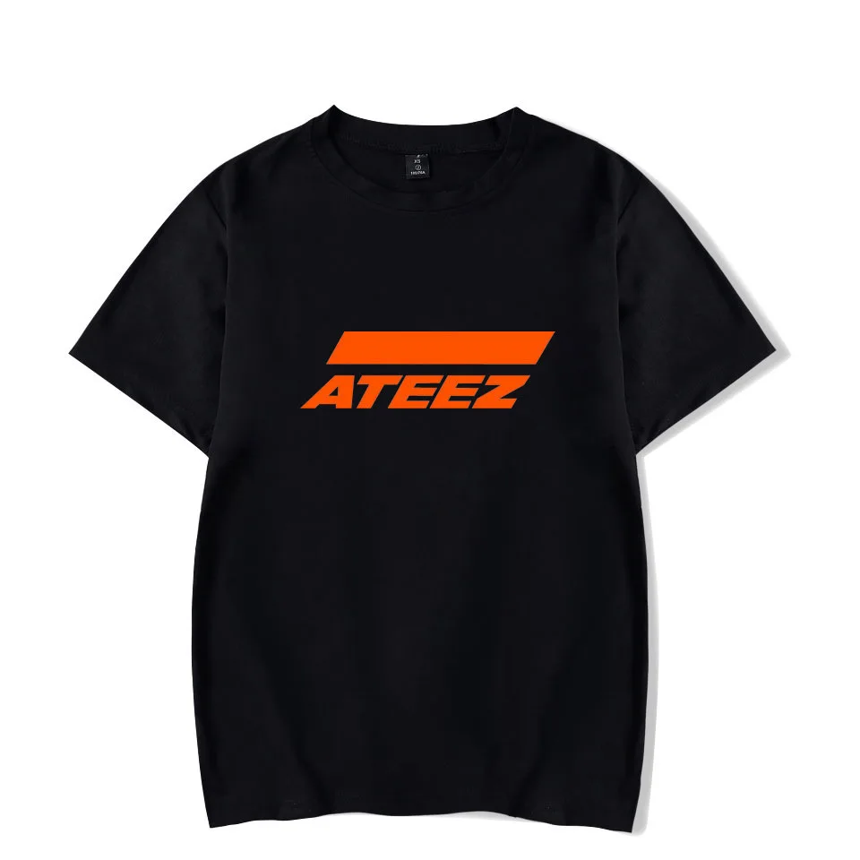 2019 новая Корейская Футболка Kpop ATEEZ с альбомом в стиле хип хоп Повседневная