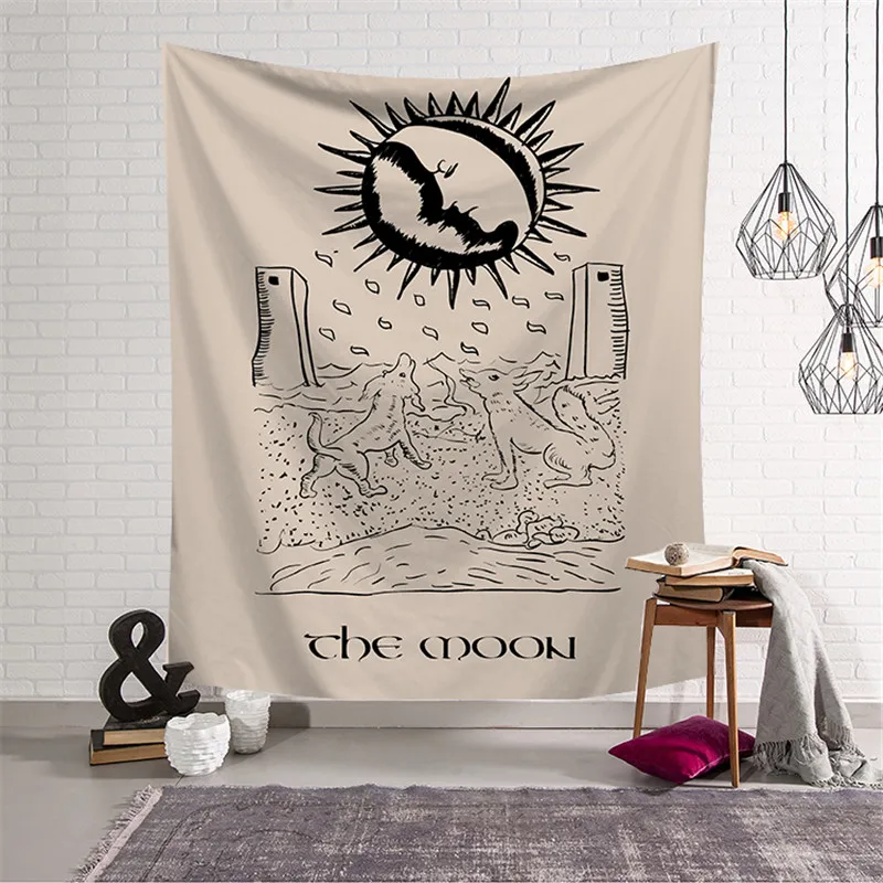 Гобелен настенный колдовство tapiz pared Tela Wandkleed Tenture Мураль Tissus Psychedelic Настенный Ковер хиппи бохо гобелин