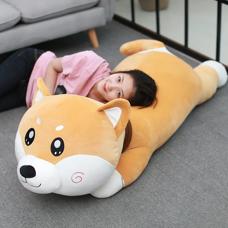 Kawaii Шиба ину плюшевая кукла большой милая собака игрушка девочка Подушка для сна