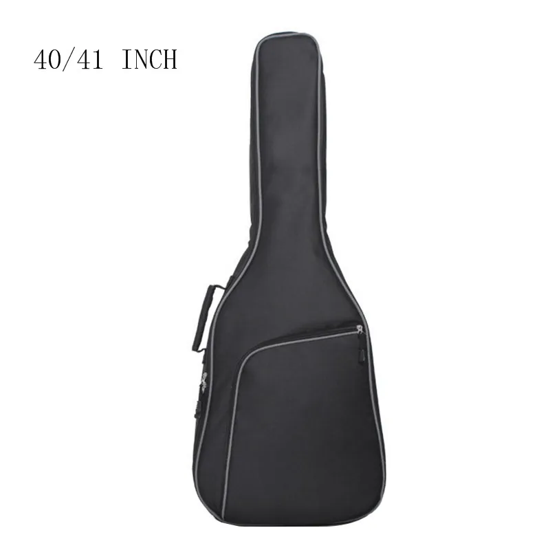 40 41 INCH GRAY 38/39 40/41 дюймов Оксфордский тканевый чехол для гитары с разноцветными краями сумка с двойными ремешками мягкий водонепроницаемый рюкзак 10 мм из хлопка - Цвет: 40 41 INCH GRAY
