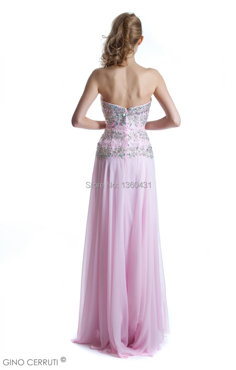 New Fashion high quality classic prom gowns sweetheart zipper a line dress appliques crystal chiffon dresses 2015 | Свадьбы и