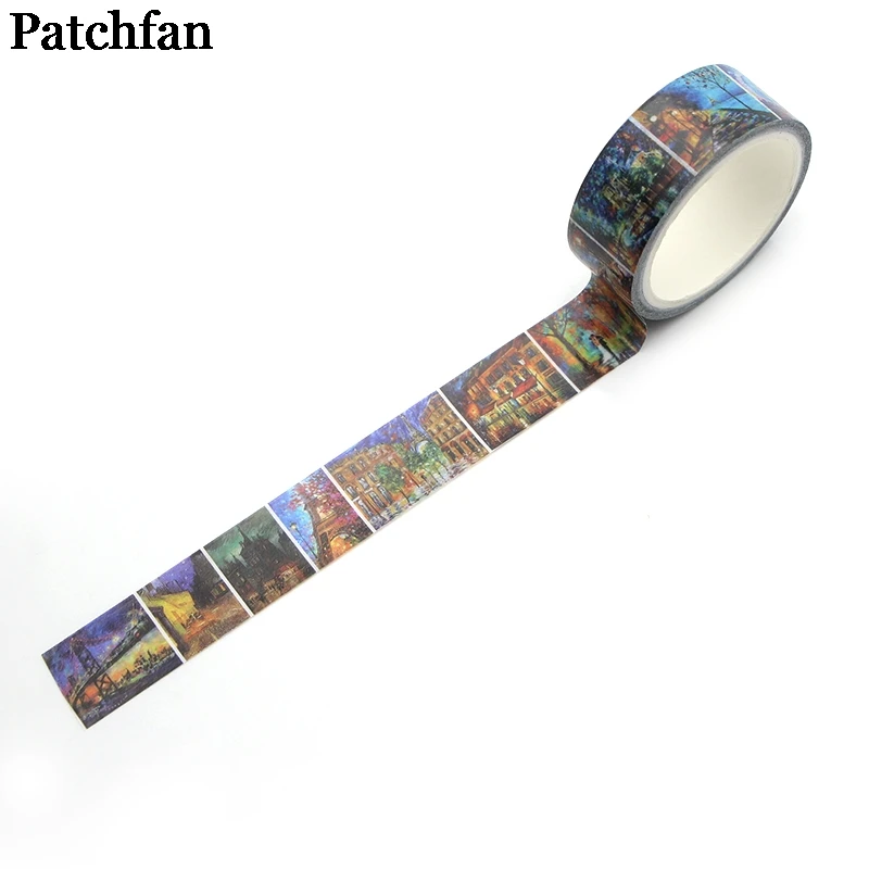 Patchfan картина маслом Ван Гог пары Винтаж забавные DIY Скрапбукинг клей васи маскирующая Лента Печатный узор стикер A2155