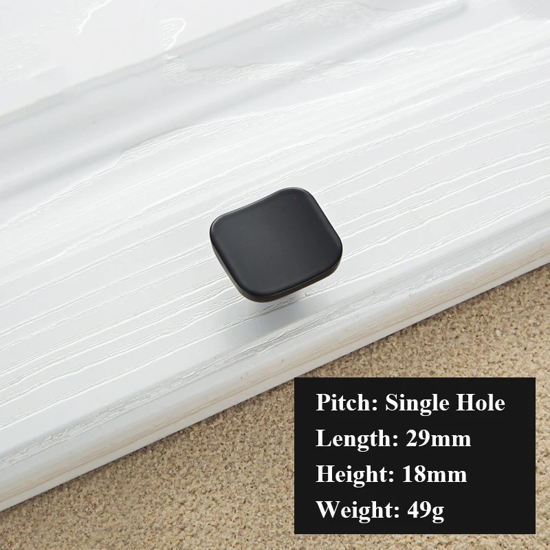 Классические Дверные ручки черные для ящиков мебельные и кухонного шкафа