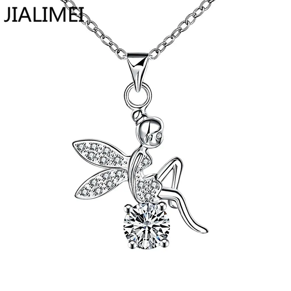 Wholesale 925 Silver fashion jewelry sterling silver necklace for women pendant free shipping N070 | Украшения и аксессуары