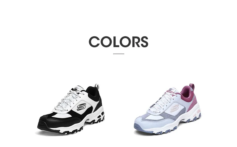 Skechers/женская повседневная обувь; удобные дышащие кроссовки на платформе для папы; черная обувь для отдыха на толстой подошве; женская обувь; 13140-BKW