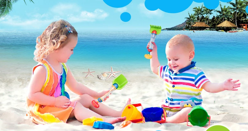 Детские пляжные игрушки, песок toysMulti-предназначенный для пляжа, для детей, копает песок, лопата, грабли, детские водные игрушки, уникальные игрушки для детей