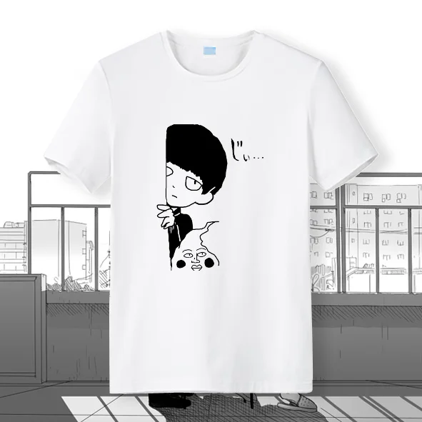 2021 Лидер продаж Mob Psycho (милый чудак 100 футболка Для мужчин хлопок футболки