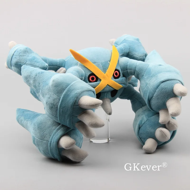 Metagross Blue 34cm Пикачу Мега серия Guzzlord Buzzwole Tyranitar плюшевая игрушка магнмитовый Machamp Mega Banette роскошное качество 24-36 см - Цвет: Metagross Blue 34cm