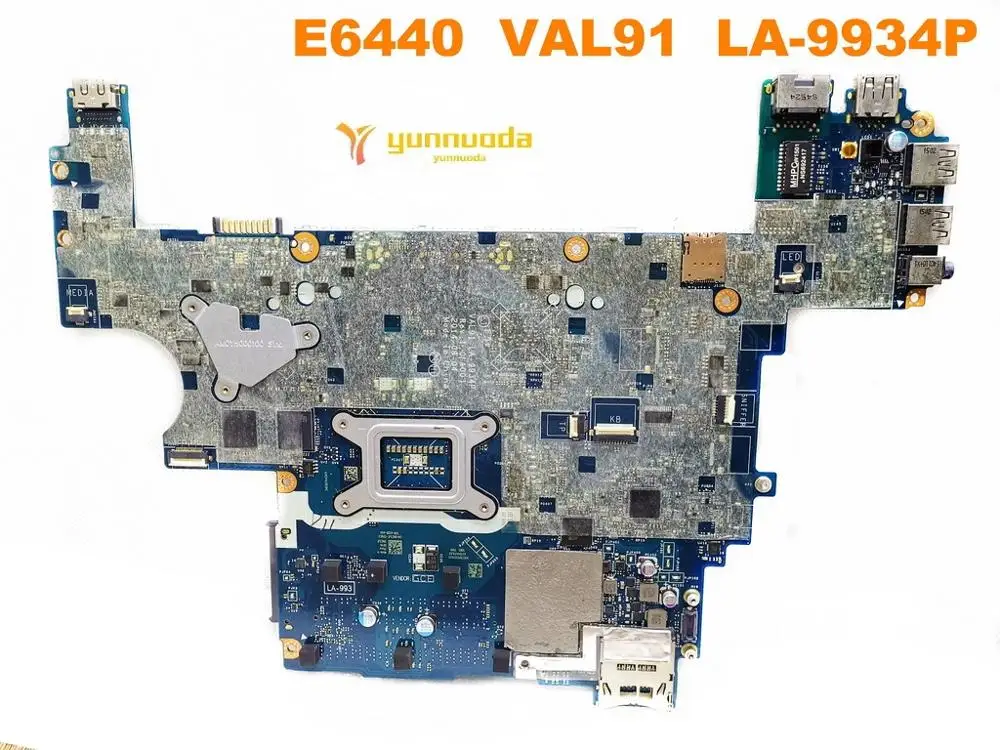 Оригинальная материнская плата для ноутбука DELL E6440 VAL91 протестирована на
