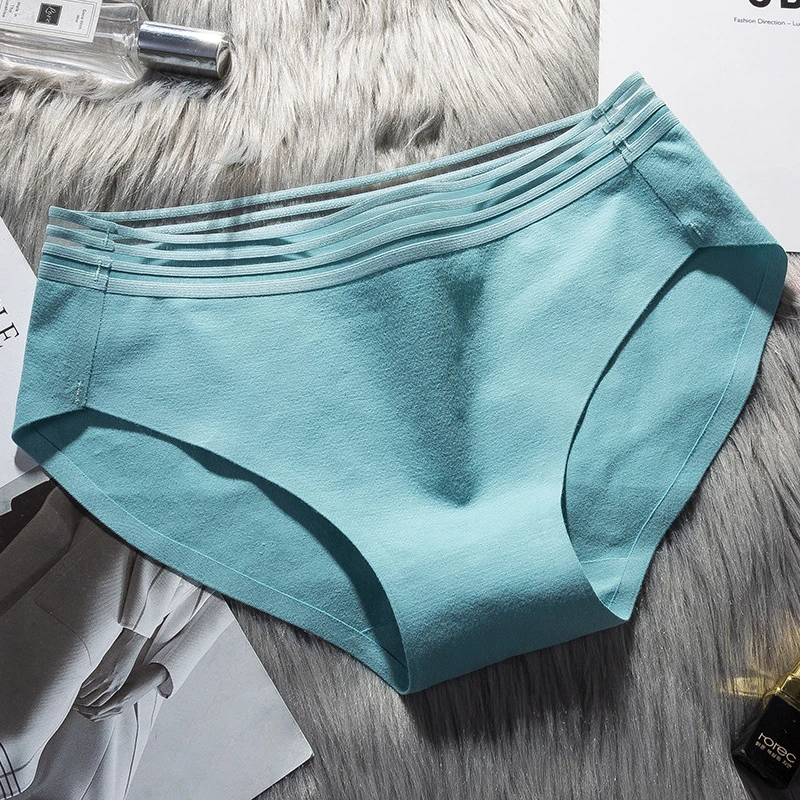 Женские хлопковые трусики нижнее белье для женщин бесшовные девочек Симпатичные