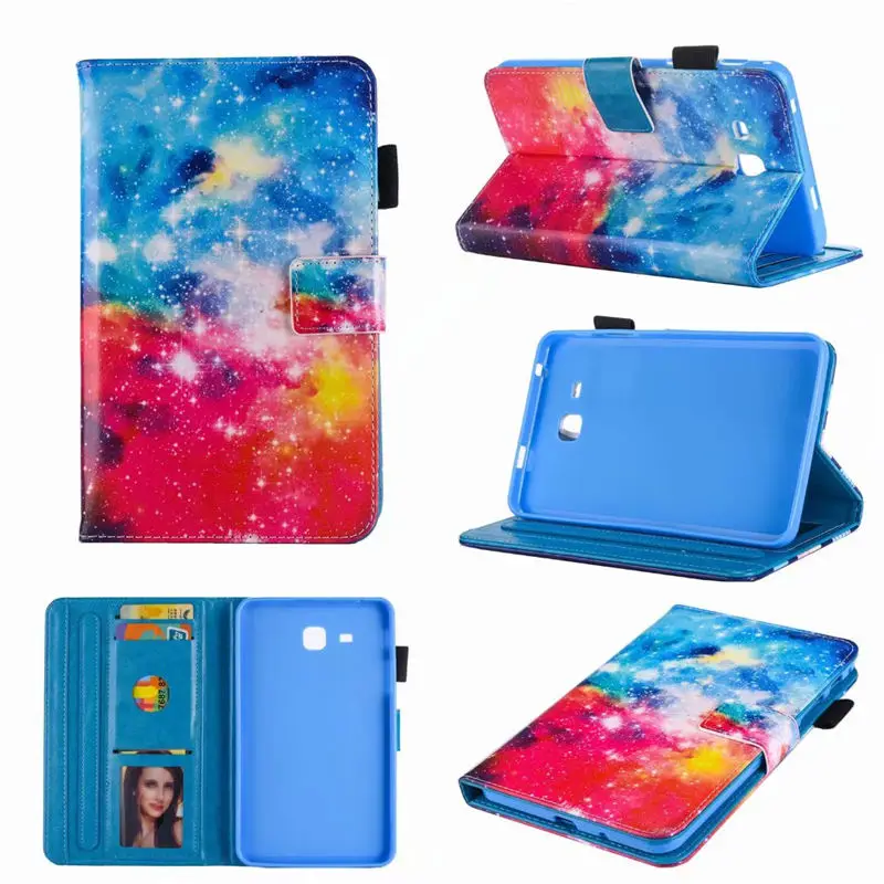 Tab A6 7,0 чехол для samsung Galaxy Tab A 7,0 T280 T285 SM-T280 SM-T285 чехол для планшета Модный чехол с откидной крышкой
