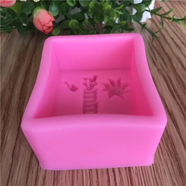 Выпечка торта DIY инструменты силиконовая форма для помадки буквы Летний стиль
