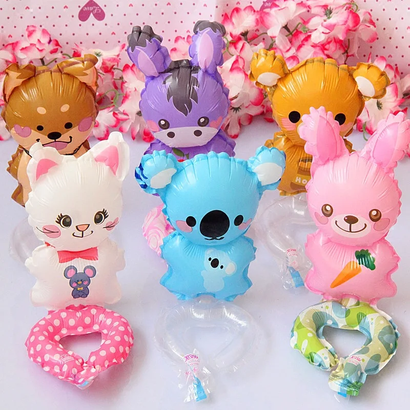 2 шт Мин наручные фольгированные шары животное надувной баллон гелия