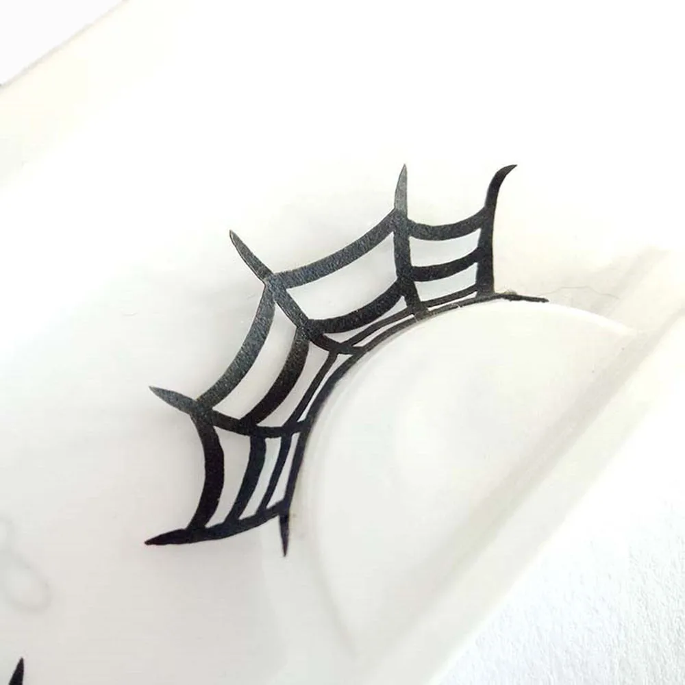 Пара Женские Накладные ресницы для Хэллоуина вечеринки макияжа красные