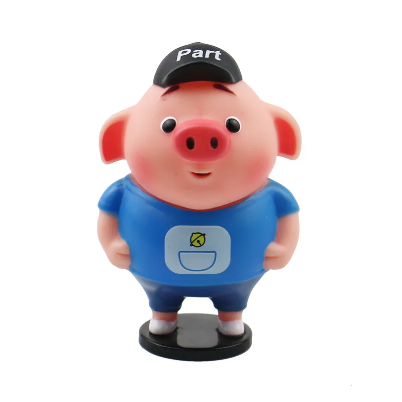 Piggy Boy No.2 Милые украшения для приборной панели автомобиля мультфильм детские игрушки со свинками для автомобиля украшения Забавная фигурка кукол автомобильный аксессуар авто интерьерный орнамент подарки - Название цвета: Piggy Boy No.2