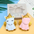 День рождения Единорог силиконовые формы для выпечки тортов с помадной начинкой декоративная форма в виде гитары для мастики сахарный шоколадный формы для выпечки