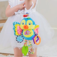 cute baby newborns bed stroller hanging toys teether baby rattle mobiles plush animal pram toys early education boy girl kids