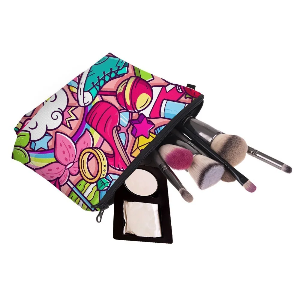 Косметичка Deanfun с единорогом водонепроницаемая принтом идеальный ромбовидный