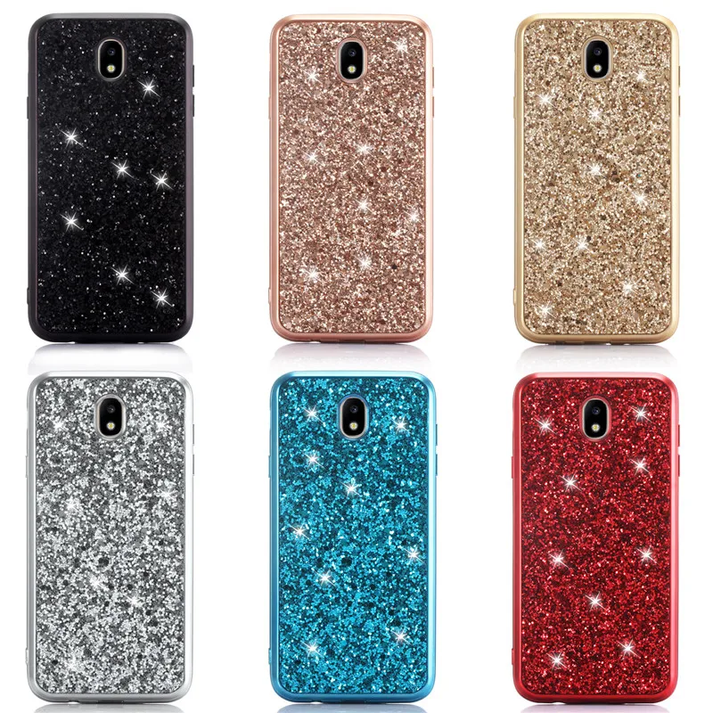 Роскошный Блестящий жесткий чехол из силиконовой резины Mujer Shell для Sumsung Galaxy J4 J6 J8