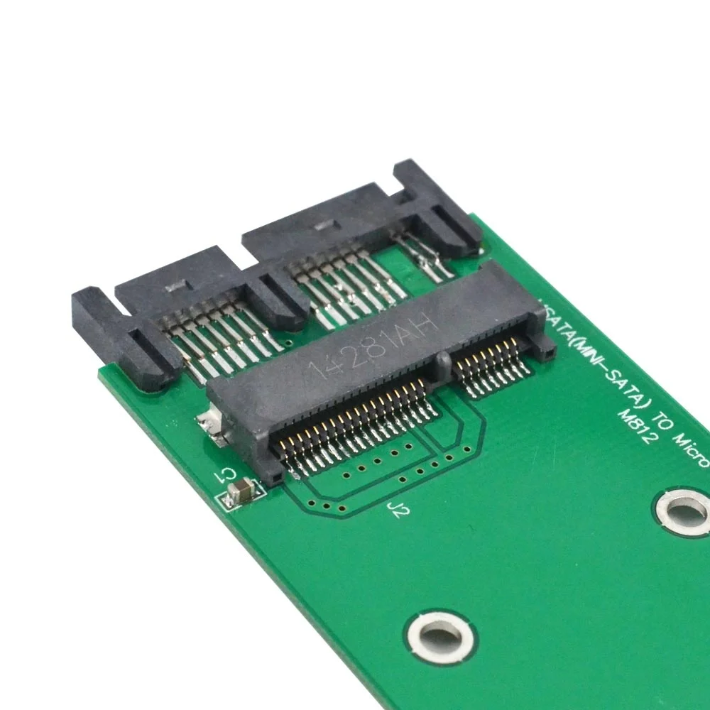 Kebidu Mini PCI E MSATA SSD до 1 8 Micro SATA 16Pin плата адаптера dock 39 мм x 72 мм|ssd ssd|ssd 1.8ssd to sata |