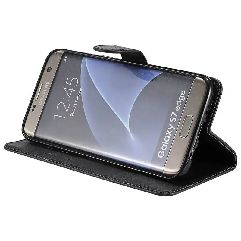Чехол для Samsung Galaxy S7 Edge G935F SM-G935F из искусственной кожи с откидной крышкой S7Edge G935 G9350