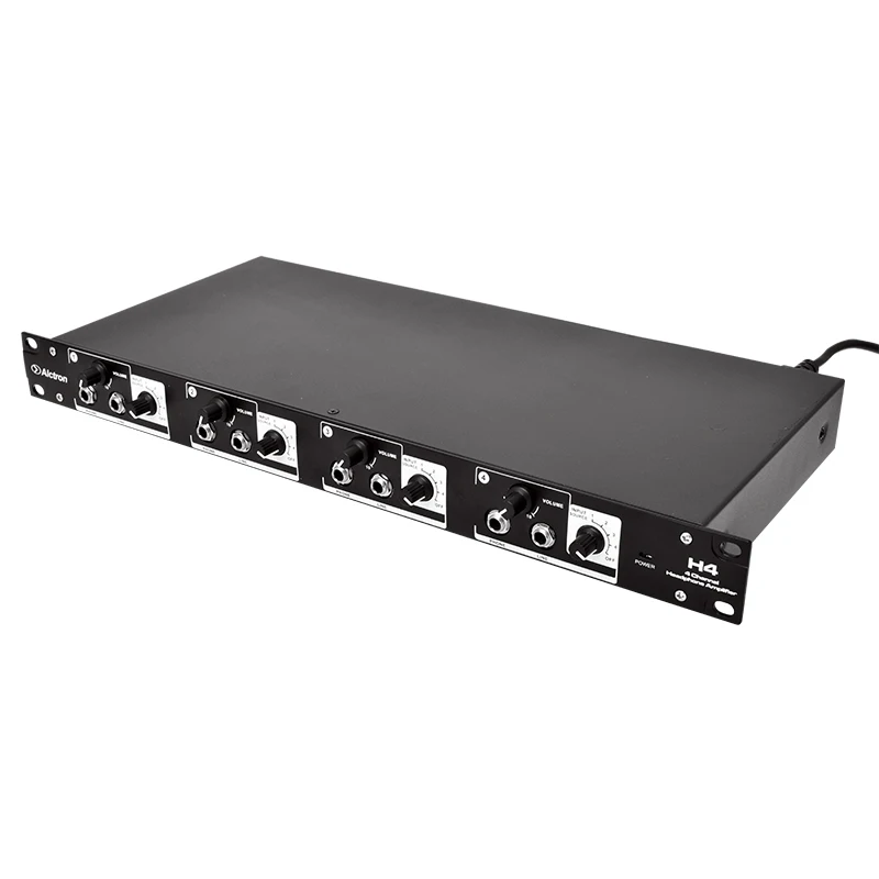 Alctron H4 Профессиональный высокомощный 4 канальный усилитель для наушников и