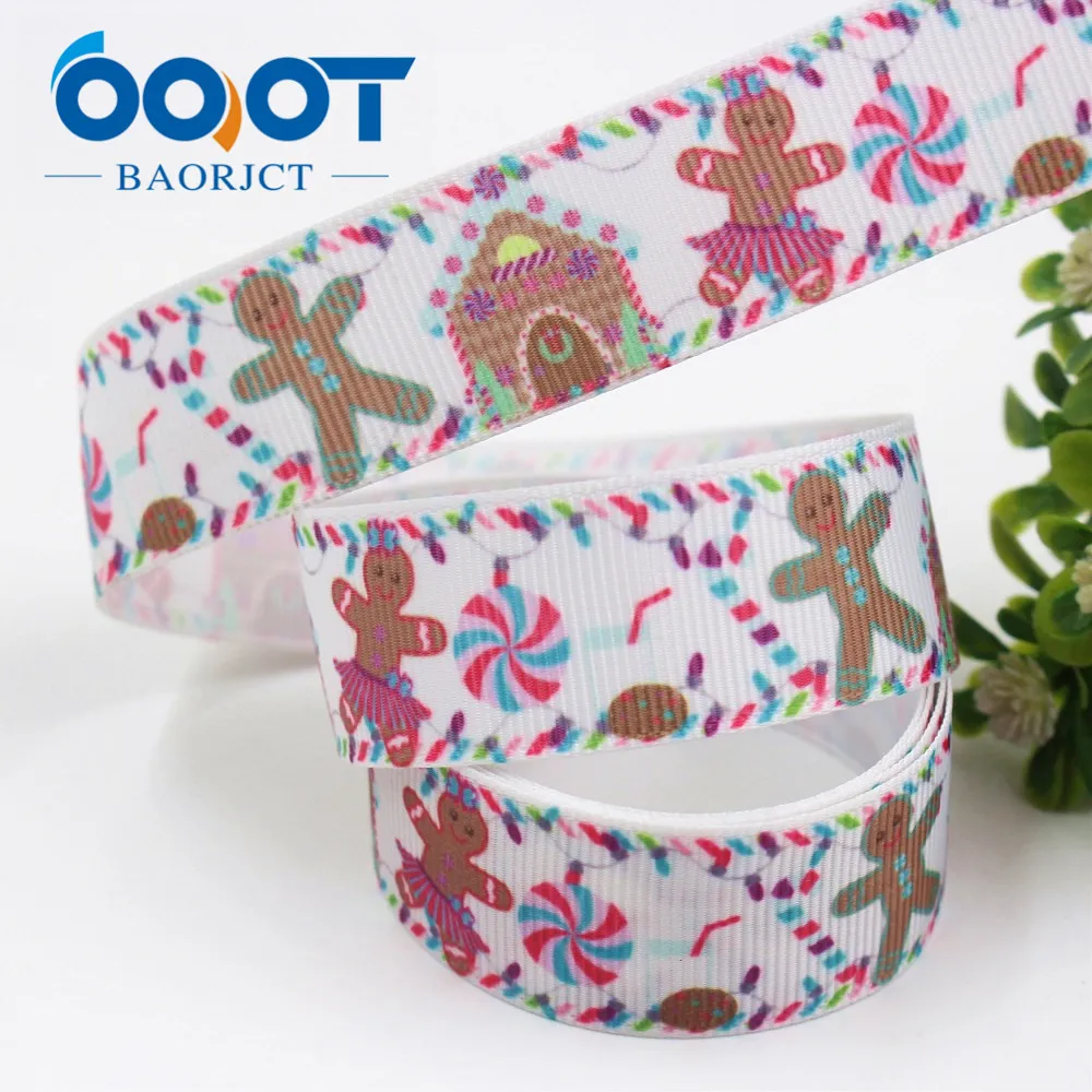 OOOT BAORJCT I-19713-1, 22 мм, 10 ярдов Рождество серии мультфильм корсажные ленты, лук кепки аксессуары и украшения, DIY материалы