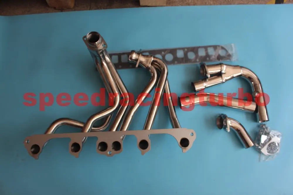 Выхлопной коллектор для JEEP 91-99 WRANGLER/CHEROKEE выпускной клапан из нержавеющей стали 6-2-1 коллектор заголовок+ Y-PIPE
