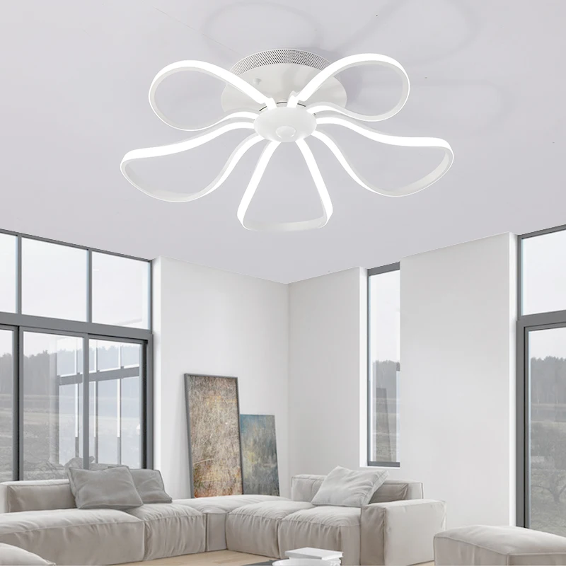 Wantye современный потолочный светильник для Спальня гостиной dimmable Алюминий с