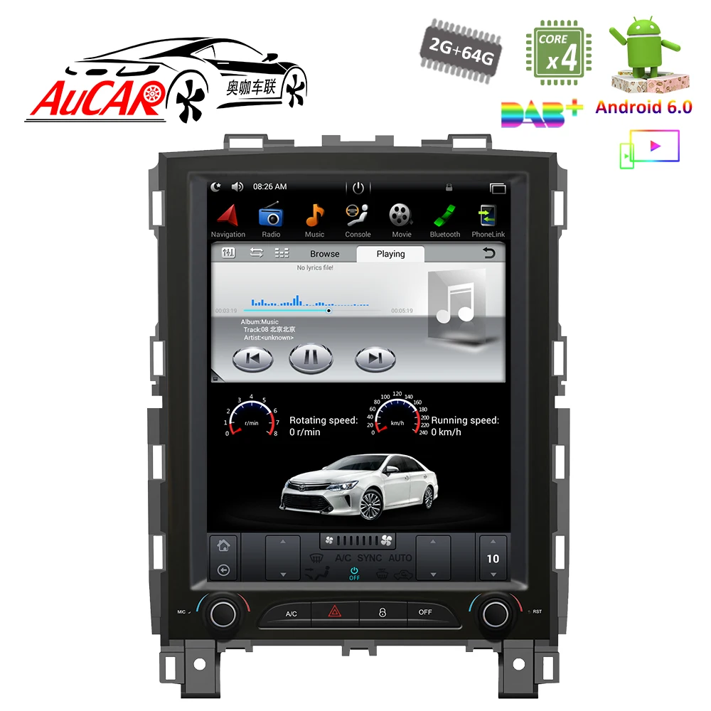 Фото Android Tesla стиль автомобиля gps Радио для Renault Koleos Megane 4 мультимедиа плеер аудио Bluetooth радио WIFI 4G вертикальные стерео №3