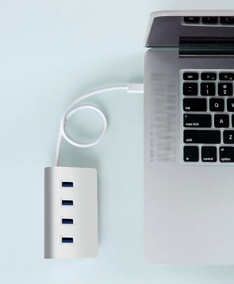 Тип-C Алюминий сплава 4-Порты и разъёмы USB3.0 концентратор 5 Гбит/с разветвитель USB C концентратор USB OTG адаптер для Redmi; Huawei телефонов GALAXY Mac iMac