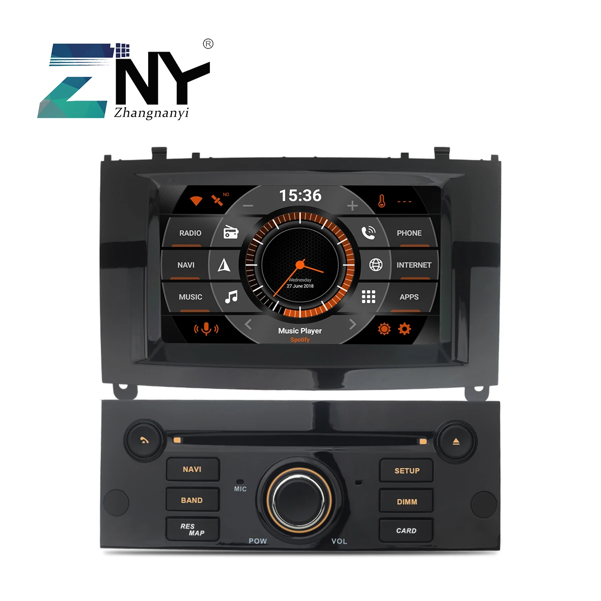 7 &quotAndroid 9 0 автомобильный DVD для peugeot 407 2004-2010 Авто Радио стерео WiFi gps Навигация