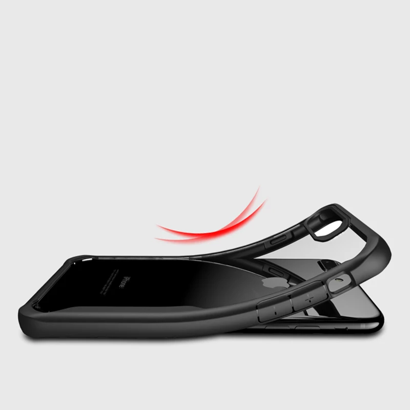 Чехол для iPhone 5 5s 6 6s 7 8 Plus X роскошная силиконовая рамка из ТПУ акриловая